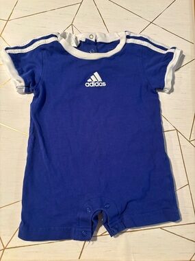 Adidas Royal Blue Infant Romper